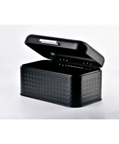 Chlebak metalowy - Czarny Diamond 30x20cm