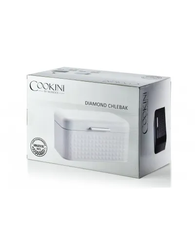 Chlebak metalowy - Czarny Diamond 30x20cm