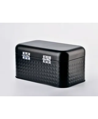 Chlebak metalowy - Czarny Diamond 30x20cm