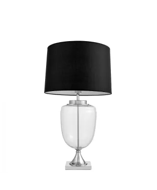 Lampa nocna Glamour - Czarna Olimpia