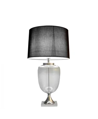 Lampa nocna Glamour - Czarna Olimpia