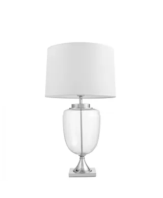 Lampa nocna Glamour - Biała Olimpia