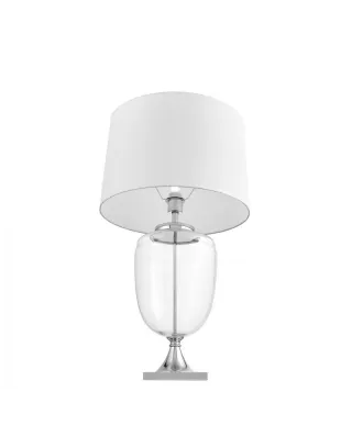 Lampa nocna Glamour - Biała Olimpia