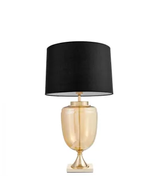 Lampa nocna - Czarno Złota - Olimpia