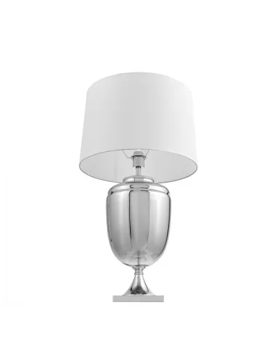 Lampa nocna - Biało srebrna - Olimpia