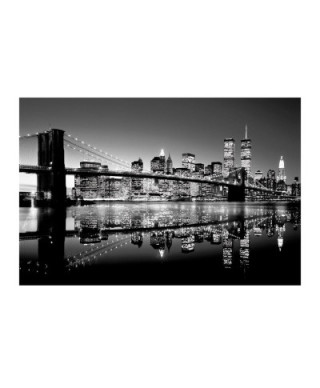 Brooklyn Bridge (B&W) - reprodukcja