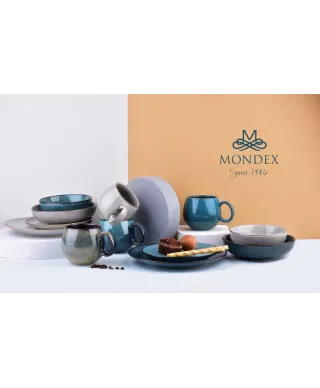 Miska porcelanowa szara - Eveline Grey 600ml