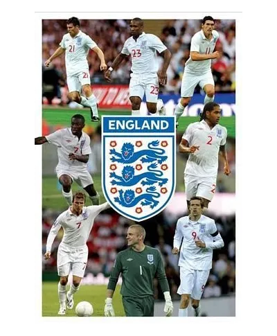 England F.A (8 Player Montage) - plakat