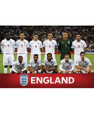 England F.A (Team Shot) - plakat