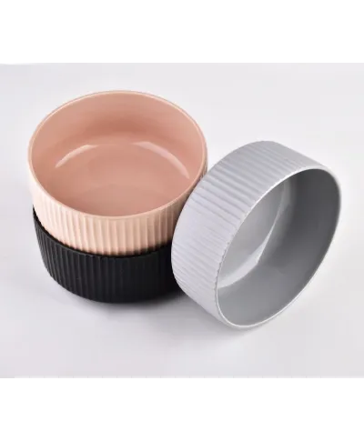 Miska porcelanowa - Czarna - Shivonne 850ml