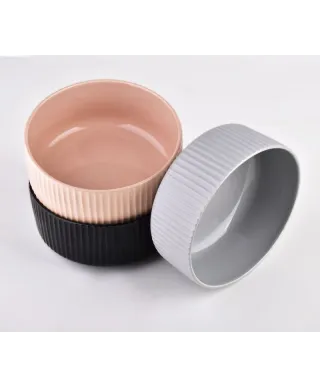 Miska porcelanowa - Czarna - Shivonne 850ml