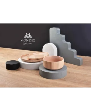 Talerz deserowy - Blady róż - Shivonne 20.5cm