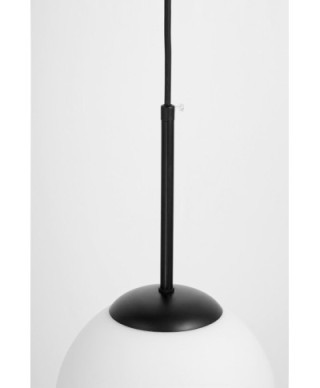 Lampa wisząca - Czarna nowoczesna Fredica D20