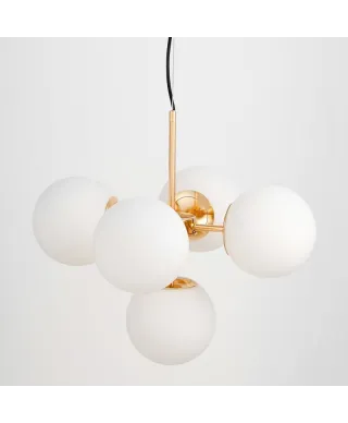 Lampa wisząca - Nowoczesna Złota Stelvio W5