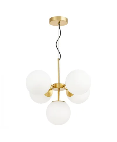 Lampa wisząca - Nowoczesna Mosiężna Stelvio W5