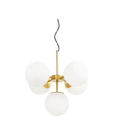 Lampa wisząca - Nowoczesna Mosiężna Stelvio W5