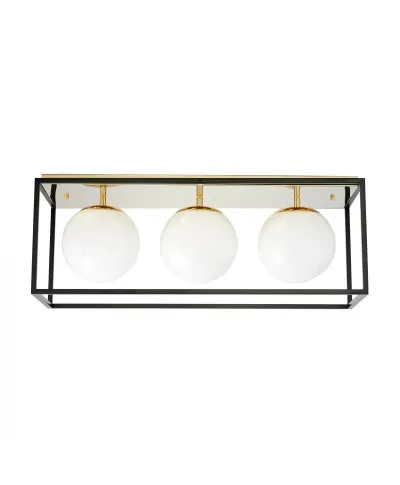 Lampa sufitowa - Nowoczesny Plafon Złoty Maldini W3