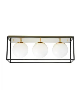 Lampa sufitowa - Nowoczesny Plafon Złoty Maldini W3