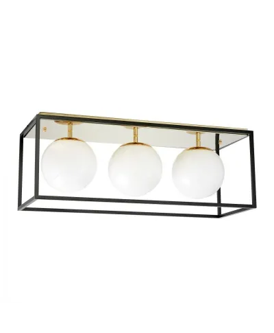 Lampa sufitowa - Nowoczesny Plafon Złoty Maldini W3