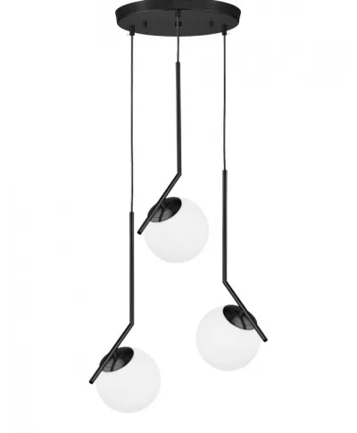 Lampa Wisząca Potrójna - Czarna Sorento