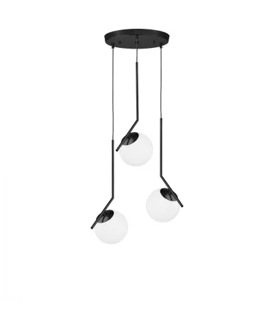 Lampa Wisząca Potrójna - Czarna Sorento