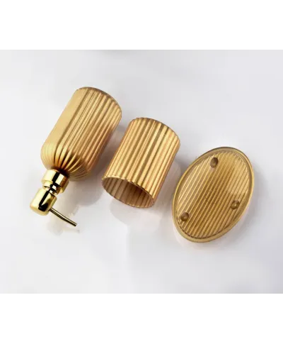 Komplet łazienkowy szklany - Ari Gold