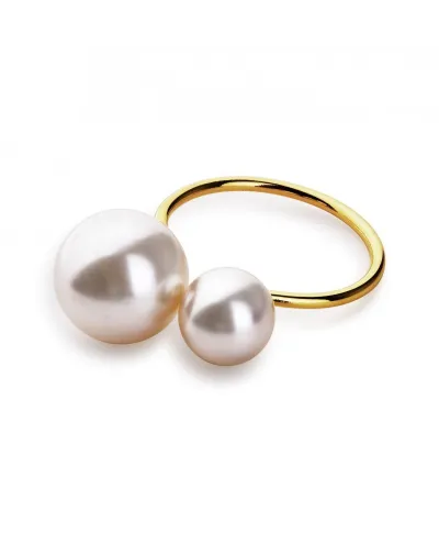 ADRIANNE Serwetnik złota perła          7x5x3cm