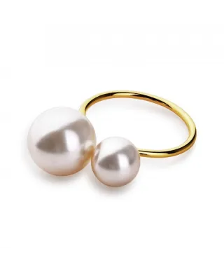 ADRIANNE Serwetnik złota perła          7x5x3cm