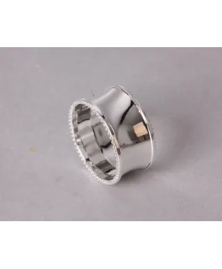 ADRIANNE Serwetnik srebrna obrączka     4,8x4,8x2,5cm