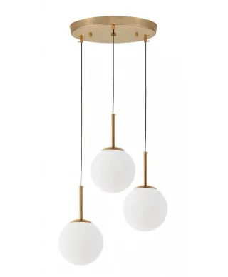 Lampa Potrójna - Mosiężna Fredica W3
