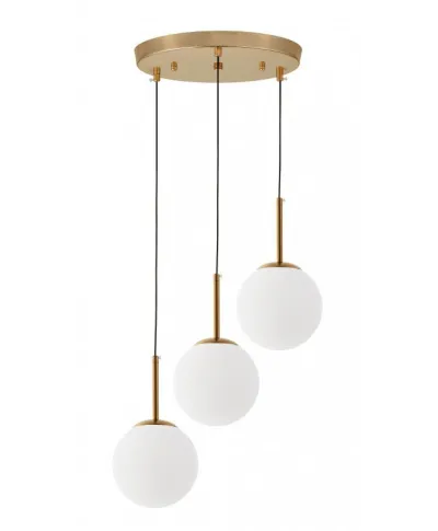 Lampa Potrójna - Mosiężna Fredica W3