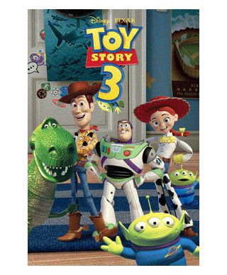 Toy Story 3 (Glow In The Dark) - plakat
