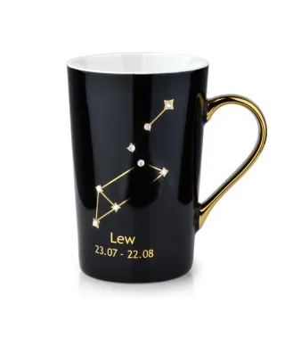Kubek porcelanowy - Zodiak - Lew - 430ml