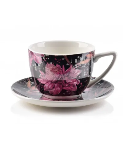 Komplet 6szt. filiżanek ze spodkami 250ml - Ayla