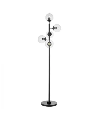 Lampa Stojąca - Podłogowa Czarna Ceredo W5