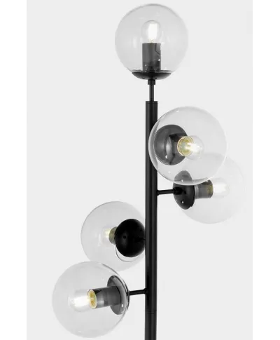 Lampa Stojąca - Podłogowa Czarna Ceredo W5