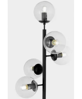 Lampa Stojąca - Podłogowa Czarna Ceredo W5