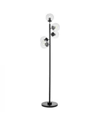 Lampa Stojąca - Podłogowa Czarna Ceredo W5