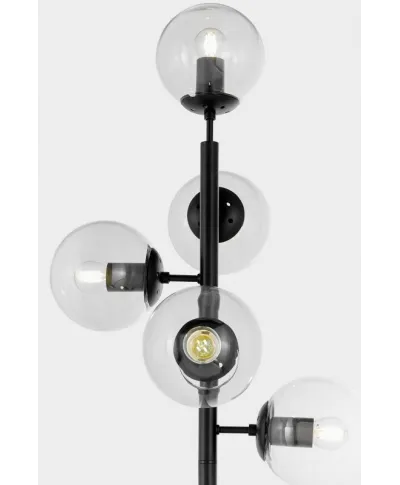 Lampa Stojąca - Podłogowa Czarna Ceredo W5