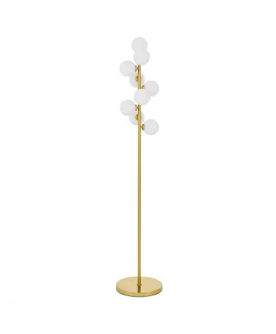 Lampa Stojąca - Podłogowa Mosiężna Petrica W9