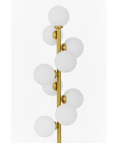 Lampa Stojąca - Podłogowa Mosiężna Petrica W9