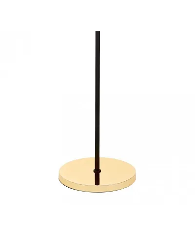 Lampa Stojąca - Podłogowa Czarno Złota Petrica W9