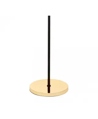 Lampa Stojąca - Podłogowa Czarno Złota Petrica W9