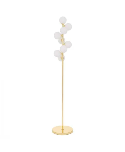 Lampa Stojąca - Podłogowa Złota Petrica W9