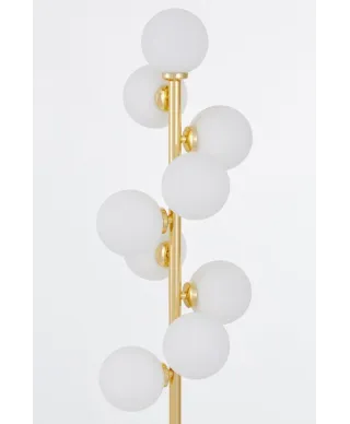 Lampa Stojąca - Podłogowa Złota Petrica W9