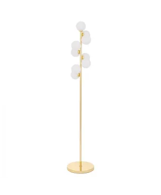 Lampa Stojąca - Podłogowa Złota Petrica W9