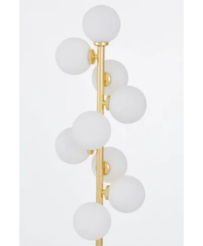 Lampa Stojąca - Podłogowa Złota Petrica W9