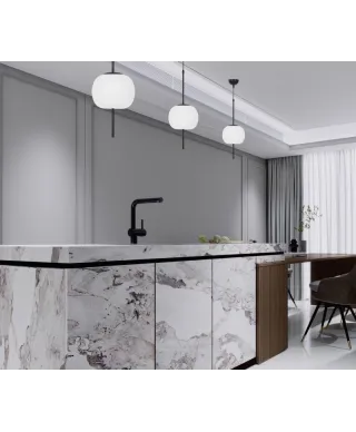 Lampa wisząca Czarna - Alpina D20