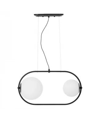 Lampa wisząca - Podwójna Czarna Panari Pro