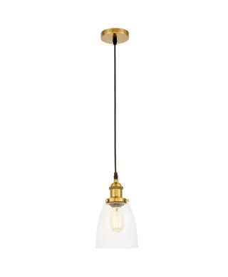 Lampa wisząca - Mosiężna Fabi W1